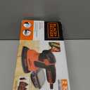 BLACK+DECKER Detail Sander, 1.2 Amp, 16,000 OPM, Compact Design, 3-Position Grip for Comfort, Includes Dust Collector, Corded (BDEMS600)