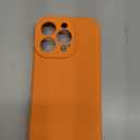 Vooii Compatible with iPhone 16 Pro Case, Liquid Silicone Upgrade [Camera Protection] [Soft Anti-Scratch Microfiber Lining] Shockproof Phone Case for iPhone 16 Pro 6.3 inch - Bright Orange