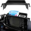 Car Phone Holder Center Console Organizer Tray for Toyota Sienna 2021 2022 2023 2024 [9-inch Screen] Auto Interior Accessories Best Cell Phones Mount Mobile CellPhone Stand Dashboard Storage Accessory