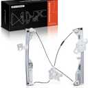 A-Premium Power Window Regulator Front Driver Side, Without Motor | Compatible with Infiniti G35 2003 2004 2005 2006 2007, Coupe Only, Replace# 80721AM803