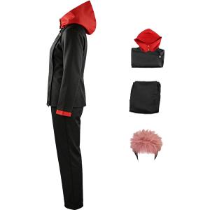 FAZA Yuuji Itadori Cosplay Costume For Men Anime Costume Japanese School Uniform Tops Pants Outfits L