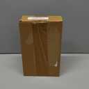 Doorbell Chime Cover Box Only, Wood Doorbell Cover Inside Decorative Door Bell Chime Box Covering Black Door Bell Cover for Indoor/Outdoor Home Wall (Type 2 Black)