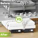 Molutsody Under Bed Storage with Wheels, 2-Pack Underbed Storage Containers with Clear Lids, Under Bed Shoe Storage Organizer, Rolling Under the Bed Storage Bins for Clothes Shoes Blankets (Black), 16.95"x31.5"