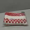 Boho Throw Pillow Covers 18x18 Set of 2 Christmas Decorative Cushion Case Striped Square Pillows Cover Chenille Pillow Cases Accent Neutral Pillowcase for Sofa Couch Bed,Red