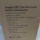 LED Tree Floor Lamp, 2500LM Super Bright Standing Lamp with Remote & Touch Control, 4 Color Temperatures, 3 Rotatable Lights, Modern Dimmable Floor Lamps for Living Room Bedroom Office (Black & Gold)