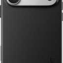 MOFT for iPhone 17 Pro Case- MOVAS Snap Case, MagSafe Compatible, Soft-Touch Vegan Leather, Classic Minimalist Design, Lightweight, Stain-Resistant & Camera Protection, Jet Black