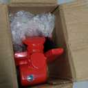 Trailer Hitch Locks with Keys, Universal Size Fit 1-7/8,2-5/16,2 Inch Ball Hitch Coupler Lock, Adjustable Heavy Duty Steel Trailer Tongue Lock for Boat, Trailers and RV, Anti-Theft Hitches, Red-1 Pack