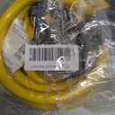 PlugSaf 10FT 30 Amp Generator Extension Cord 4 Prong, NEMA L14-30P/L14-30R 10 Gauge STW 125/250V Twist Lock Generator Cord Heavy Duty, Yellow ETL Listed
