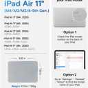 MOFT Dynamic Folio Case for iPad Air 11" (M4 2026 / M3 2025 / M2 2024) & iPad Air 10.9-inch 5th 4th Generation 2022 2020, Slim Magnetic Stand Case with 20+ Viewing Angles,Cement x Sapphire