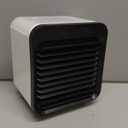 Portable Air Cooler Fans Small Desktop Water-cooled Evaporative Air Conditioner Fan with Ice Box Rechargeable USB Charge 3 Adjustable Wind Speed Battery Powered Mini Fan for Office Home (Black)