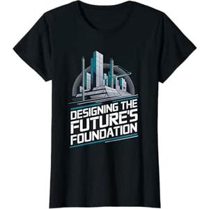 Designing The Future's Foundation Structural Engineer T-Shirt L Women