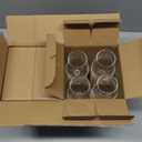 C CREST Wine Glasses Set of 8, 12oz, Lead-free, Clear, Durable Glassware
