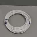 Sokqovt Cat 8 Ethernet Cable Slim 50ft Outdoor & Indoor, Pure Copper Cat8 Internet Cable for Waterproof & Direct Burial, Flexible Cat8 Ethernet Cable 40G 2000MHZ, Cat 8 Network Cable for Indoor White