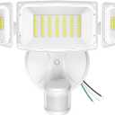 iMaihom 50W Motion Sensor Outdoor Lights, 5000LM Hardwired Motion Sensor Flood Light, Dusk to Dawn Outdoor Lighting, 6500K LED Security Light, IP65 Waterproof Motion Detector Lights for Outside, White