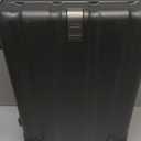 KROSER Hardside Expandable Carry On Luggage with Spinner Wheels & Built-in TSA Lock, Durable Suitcase Rolling Luggage with USB Port, Carry-On 20-Inch, Black