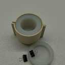 Boowan Nicole Carousel Ridged Candle Jar Silicone Molds for Concrete Cement Candle Jar Molds