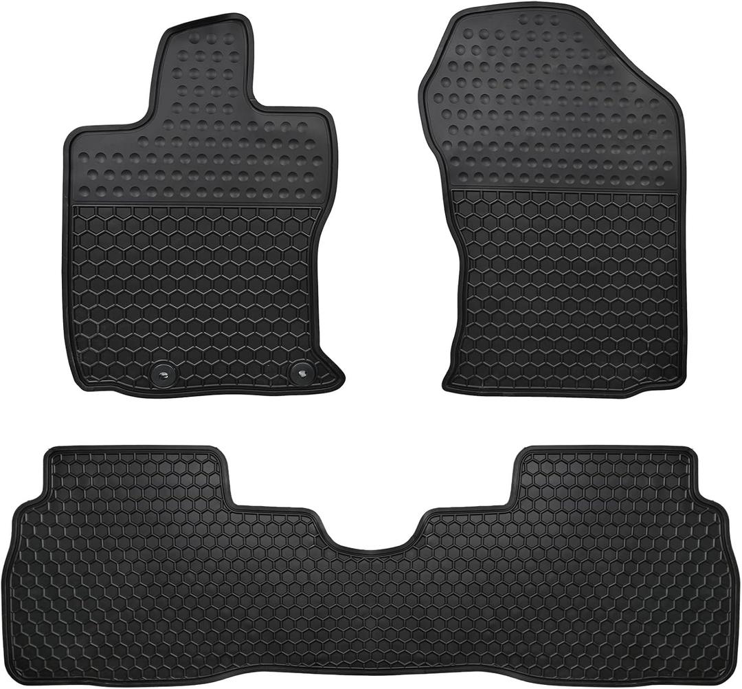 Car Floor Mats Custom Fit for Subaru Outback/Legacy 2025 2024 2023- 2020 Odorless Washable Rubber Heavy All Weather Car Floor Liner (Black)