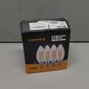 Chandelier LED Light Bulbs 40W Equivalent E26 Base,Dimmable 4W 2700K Warm White,B11 E26 Candelabra Bulb Frosted Flame Bent Tip Shape,6 Pack