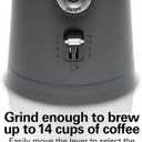 Hamilton Beach Electric Coffee Grinder for Beans, Spices and More, with Multiple Grind Settings for up to 14 Cups, Removable Stainless Steel Chamber, Grey (80396C), 10 oz