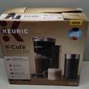 Keurig K-Caf Barista Bar Single Serve Coffee Maker and Frother, with 3 Brew Sizes, Hot and Cold Coffee Capabilities, 2oz Coffee Shot Button, Black
