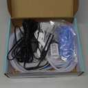 Automatic Plant Waterer Indoor Self Watering System for 15 Potted Plants, Auto Drip Irrigation Kit Programmable Water Timer with Smart Humidity Detection (White)