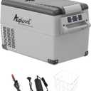 Alpicool CF35 Portable Car Refrigerator,12 Volt Car Fridge Freezer, 32 Quart (30.6 Liter) Fast Cooling 12V Car Fridge -4~68, Car Cooler, 12/24V DC and 100-240V AC for Outdoor, Camping, RV, Truck (32 Qt-CF35)