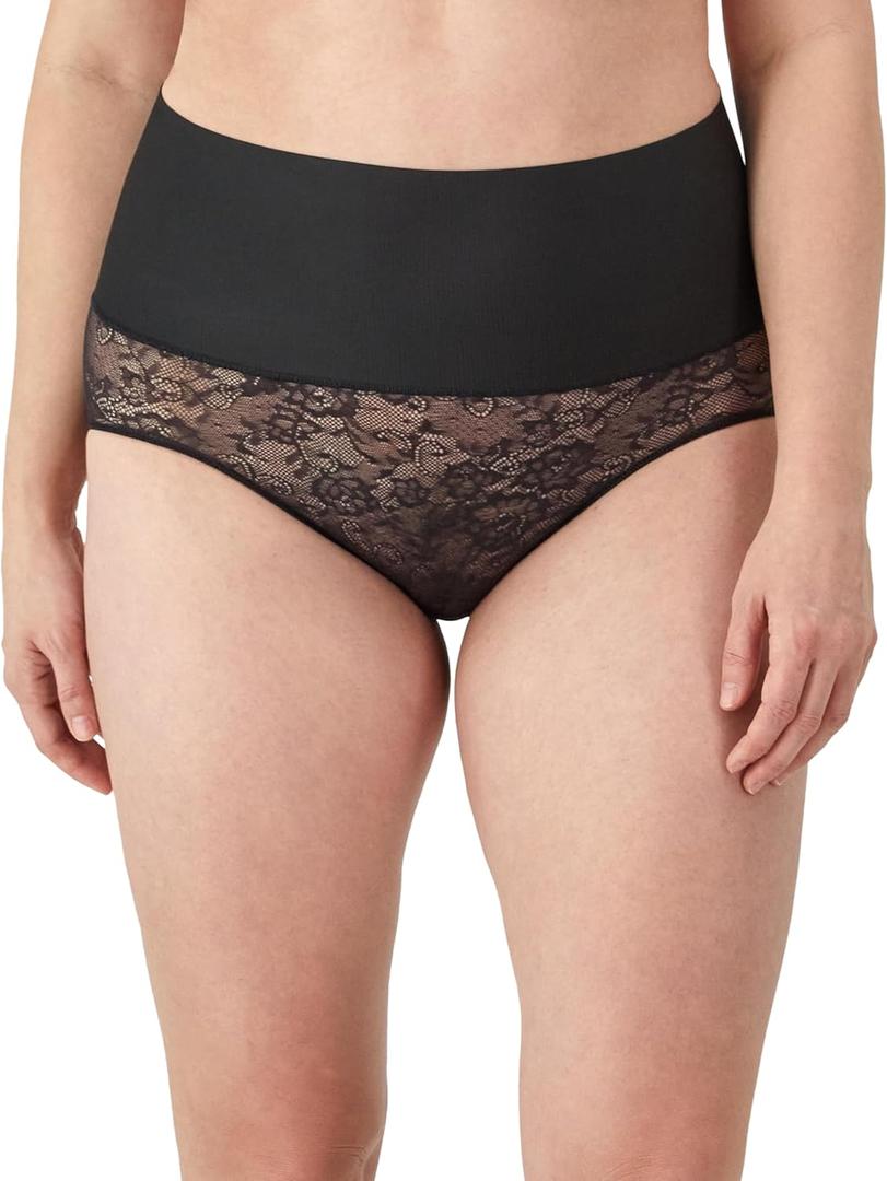 Maidenform Women's Shapewear Underwear, Tummy Control Shapewear for Women, Panties - Lace Options, Fajas (Plus Size, Too) (Large)