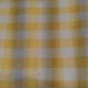 DII Checkered Tabletop Collection 100% Cotton, Machine Washable, Tablecloth, 60x84, Yellow