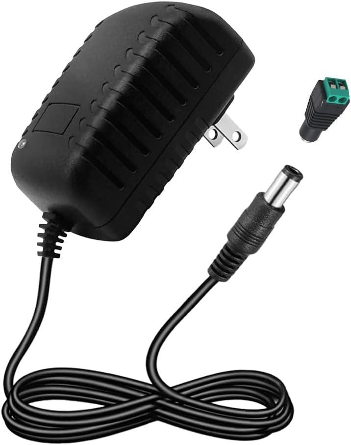 24V 1A Power Supply AC Adapter 100-240V AC to DC Converter 24 Volt 1 Amp 1000mA Switching Power Adapter 5.5x2.5/2.1mm Plug for LED Strip Light CCTV Camera