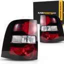 For Ford Explorer 2006 07 08 09 2010 Tail Light Driver and Passenger Side | Pair | Clear and Red Lens | Replacement For FO2818140, FO2819140 | 6L2Z13405CA, 6L2Z13404CA