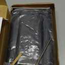 Hinge Outlet Adjustable Double Action Spring Hinge, Saloon, Swinging or Cafe Door Hinges - Highly Rust-Resistant, Self-Closing, Dual-Swing (6 Inch, Matte Black)