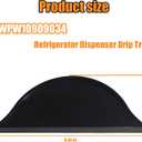 WPW10909034 Refrigerator Drip Tray Compatible With Whirlpool,Maytag,KitchenAid,Amana and more,Refrigerator Dispenser Drip Tray Replace parts,Fit for AP6034203,W10654552,4454798,PS11766752,W10663704