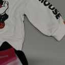 Disney Minnie Mouse Girls Sweatshirt and Flared Legging Pants Set for Infant to Toddlers (18M, White/Black)