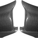X AUTOHAUX Pair Car Exterior Rear View Mirror Covers Cap Replacement for BMW 5 Series F10 F11 F18 528i 530i 535i 550i 2011-2013 Carbon Fiber Pattern