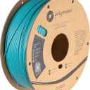 Polymaker Glitter ABS Filament 1.75mm, Galaxy Teal 3D Printer Filament 1.75mm Heat Resistant 1kg - Twinkling ABS 3D Printing Filament, Strong & Durable, Dimensional Accuracy +/- 0.03mm