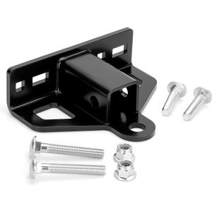 Thicker Lawn Mower Trailer Hitch with 1-1/4" Receiver for Most Tractor ATV Trailer Golf Cart, Heavy Duty Zero Turn Mower Accessories Bolt on Receiver Hitch Hold 7000LBS, Multi-Purpose Design Like Pin