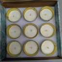 Enhanced Scents Outdoor Citronella Candles, 9 Pack, White, Repel Scented Candles, Control, for Patio, Camping, Outside, Home Scented
