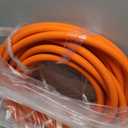 YAMATIC Heavy Duty Garden Hose 5/8 in x 50 ft with Swivel Fitting, Super Flexible Water Hose, All-weather, Lightweight, Burst 600 PSI (50' (feet) Male to Female with Swivel, Orange)