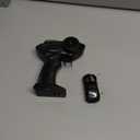 Mini RC Drift Car 1:64 Scale, Remote Control Car with LED Lights & 2-Speed Modes, 2.4GHz Stunt Drifting RC Toys with 4 Obstacles & Track Mat, Hobby Gift for Kids & Adults, Black