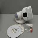 Outdoor Motion Sensor Tracking Floodlight WiFi Security LED Light Camera (White) Versonel Nightwatcher VSL95 Robotic, 1080p, NO Monthly Fees, Free App, Alexa, Google Assistant, Smart Things, 32GB SD