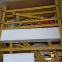 TUTOTAK Bar Cart, Serving Cart for Home, Drink Cart, Mobile Kitchen Shelf with Wine Rack and Glass Holder, Rolling Beverage Cart, Gold BC01BB031