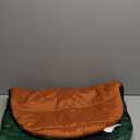Furhaven Outdoor Travel Dog Bed for Large/Medium Dogs w/ Carry Bag, Washable & Foldable, Great for Crates & Kennels - Trail Pup Travel Pillow Mat w/ Stuff Sack Bag - Paprika/Camo-Paw, Large (39.0"L x 27.0"W x 2.0"Th)