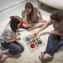 Juegoal 7-in-1 Wooden Board Game Set for Kids Adults, Tabletop Combo Classic Travel Portable Board Games (Chess, Checkers, Chinese Checkers, Backgammon, Parcheesi, Snakes and Ladders, Tic Tac Toe)