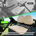 Golf Cart Front Seat Cushion, Precedent Front Seat Bottom & Back Seat Cushion, Compatible with Club Car Precedent 2004-2011
