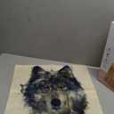 Nordic Simple Watercolor Painting Wolf Animals Art Throw Pillow Cover Square Decorative Throw Pillow Cushion Case for Home Couch Living Room Bed Sofa Car 18 x 18 Inches Pillowcase