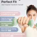 YOTTOY Dumbbell Set of 2,2-15 Pound Hand Weights for Women, Non-Slip Hand Weights for Home Gym, Strength Training, and Full-Body Workouts (Green)