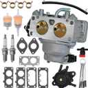15004-0760 Carburetor Fit for Kawasaki FH641V FH661V FH680V FX801V FX850V FH721V FX751V FH601V 19-29HP Engine Replace#15004-7029 15004-1008 Carb