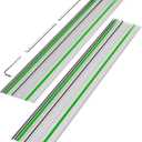 110in FS-1400/2 Guide Rail (1400 mm) - 110"Aluminum Track Saw Guide Rail Compatible with Festool TS-55/TS-75 Track Saws, Precision Plunge Circular Saw Guide Rail for Long Woodworking Cuts