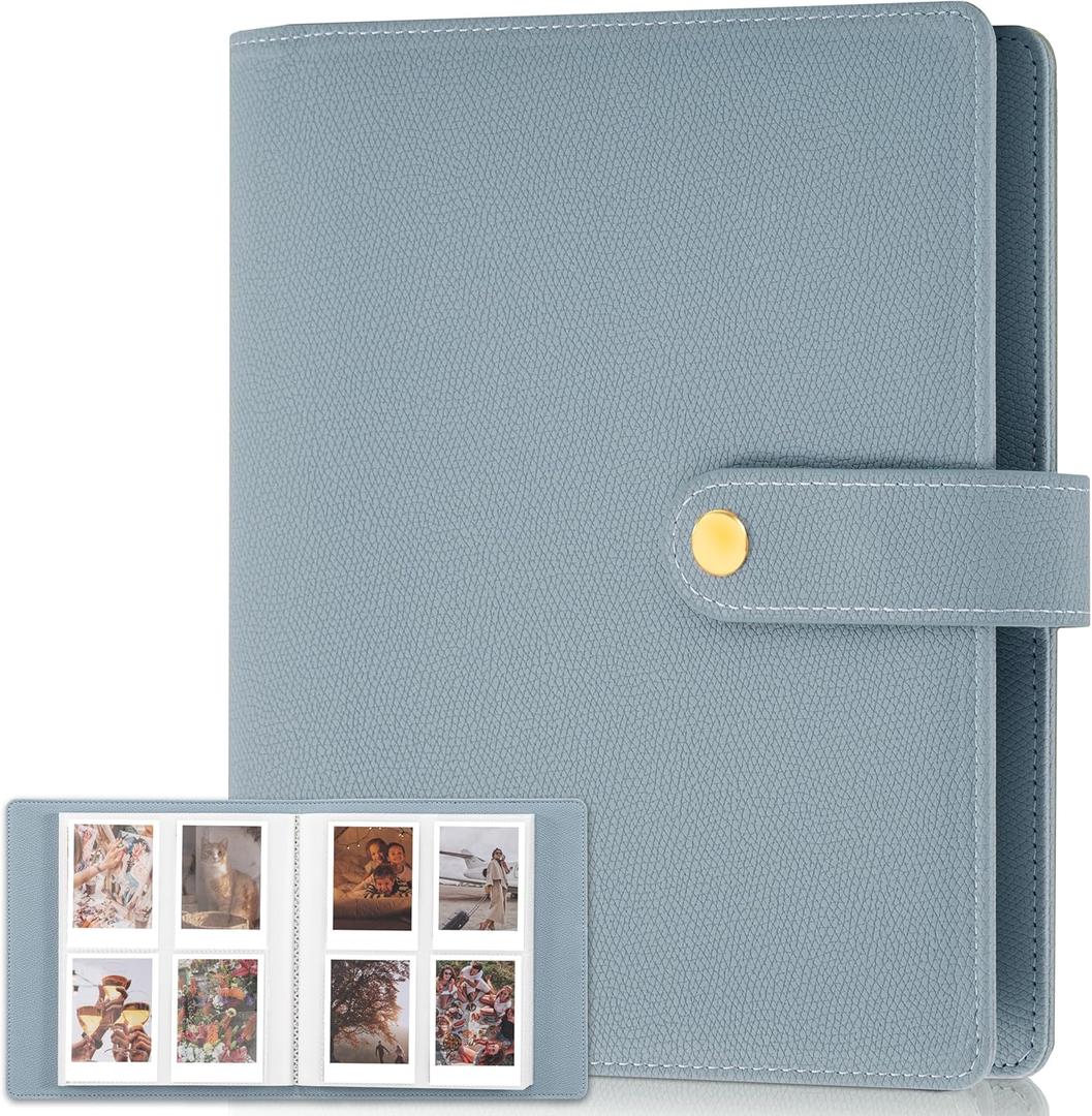 Beautiful Photo Album for 2x3 in Polaroid Photos - Safely Holds Your 300+ Pictures Of Unique Memories - The Perfect Instax Mini Compatible Photo Book To Store Pictures Or Trading Collection Cards