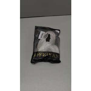 SOFEIYAN 13" Ponytail Extension Long Curly Ponytail Clip in Claw Hair Extension Natural Looking Synthetic Hairpiece for Women, Silver Grey